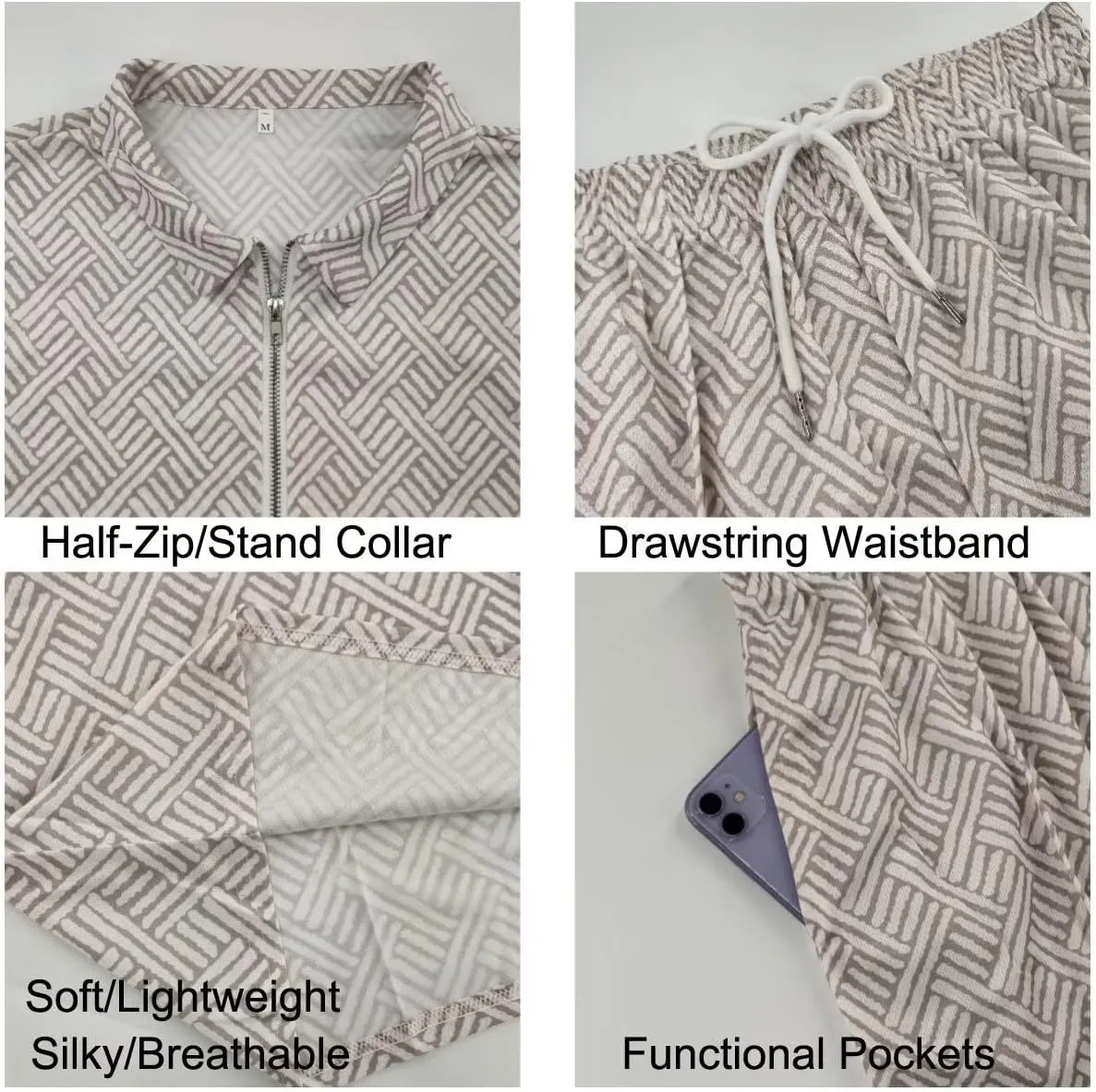 BIRW Mens Short Sets 2 Piece Outfits Polo Shirt Fashion Summer Tracksuits Casual Set Short Sleeve and Shorts Set for Men