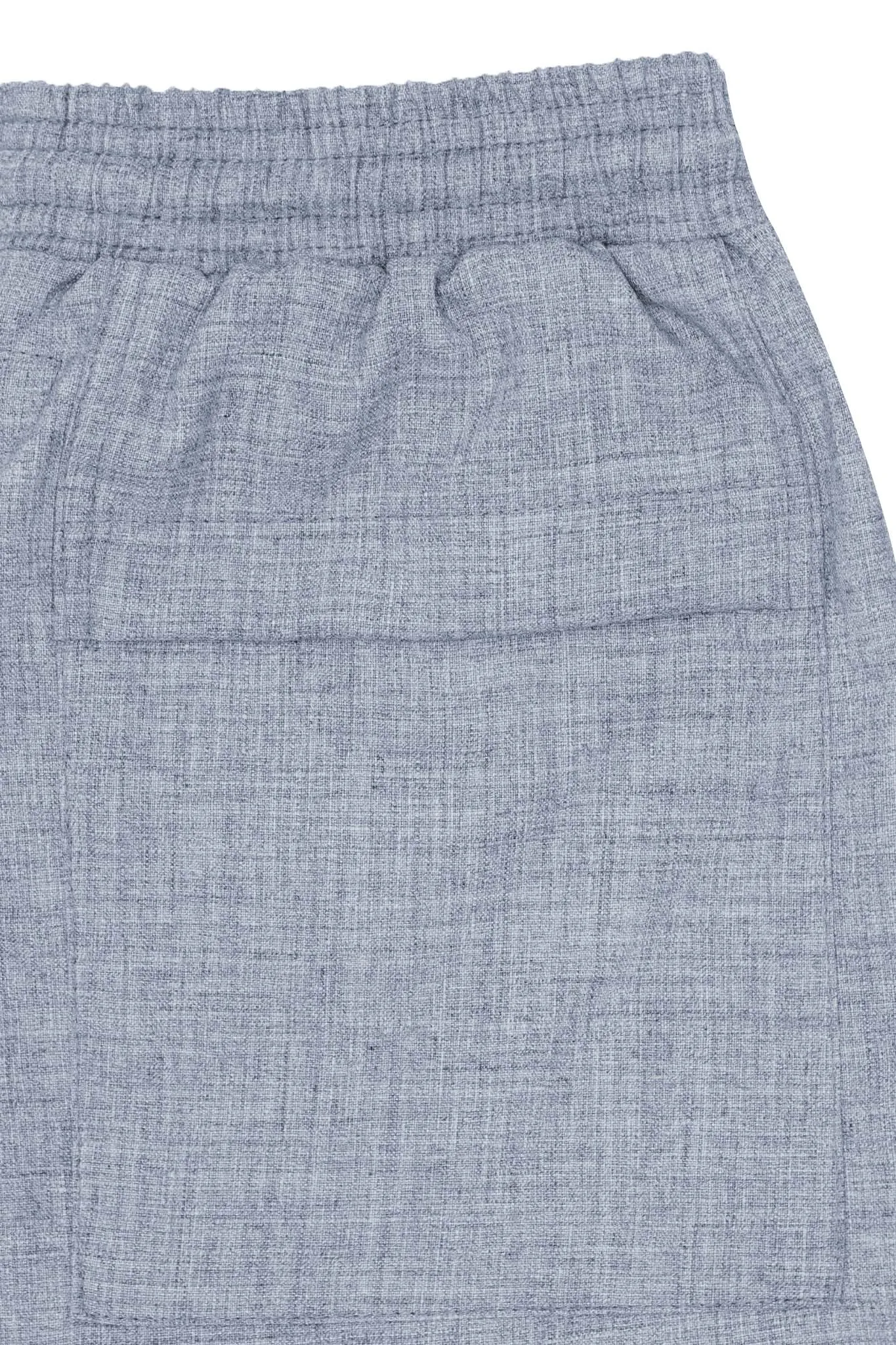 CROPPED LOUNGE PANTS IN PEBBLE BLUE
