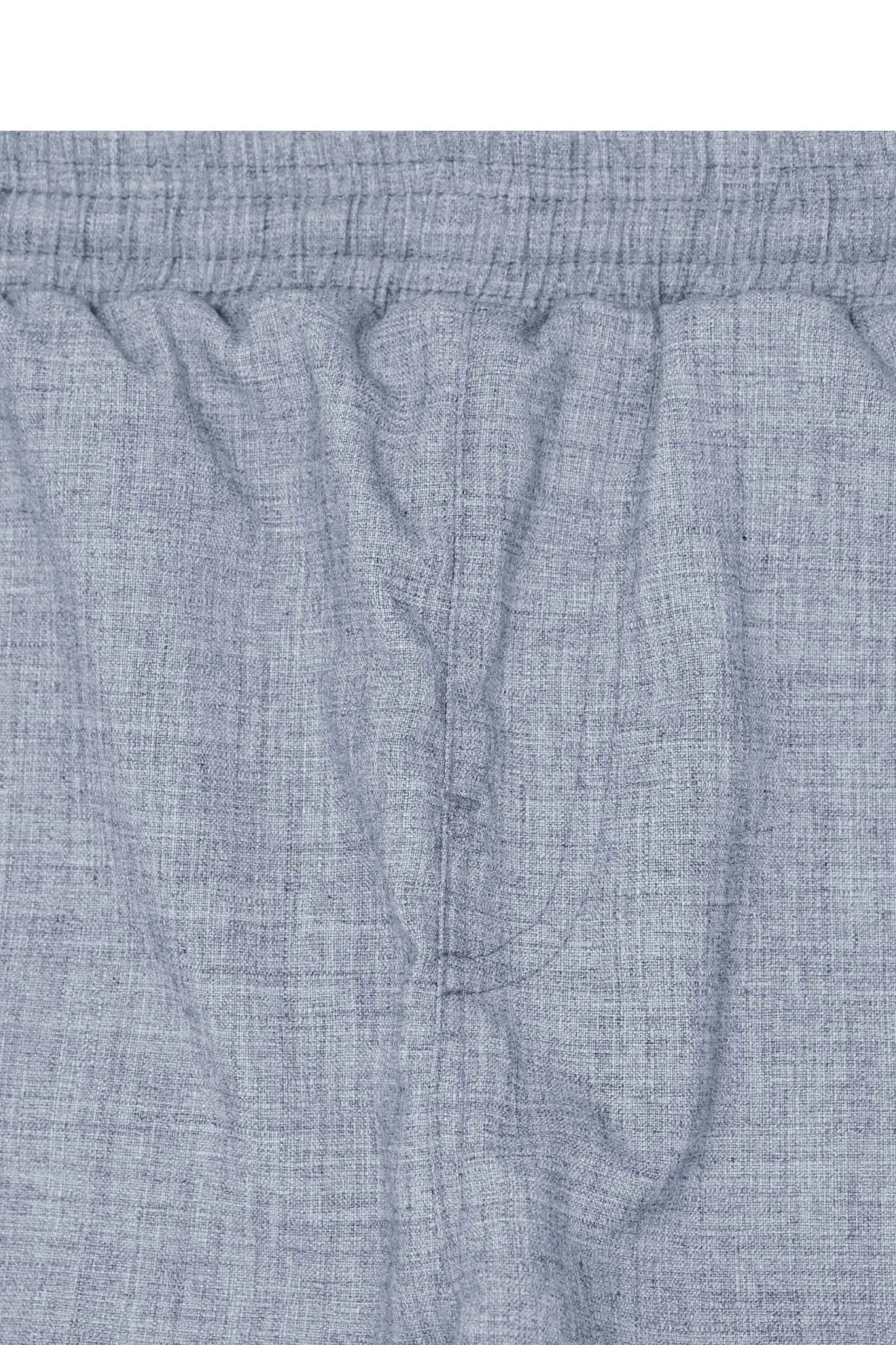 CROPPED LOUNGE PANTS IN PEBBLE BLUE