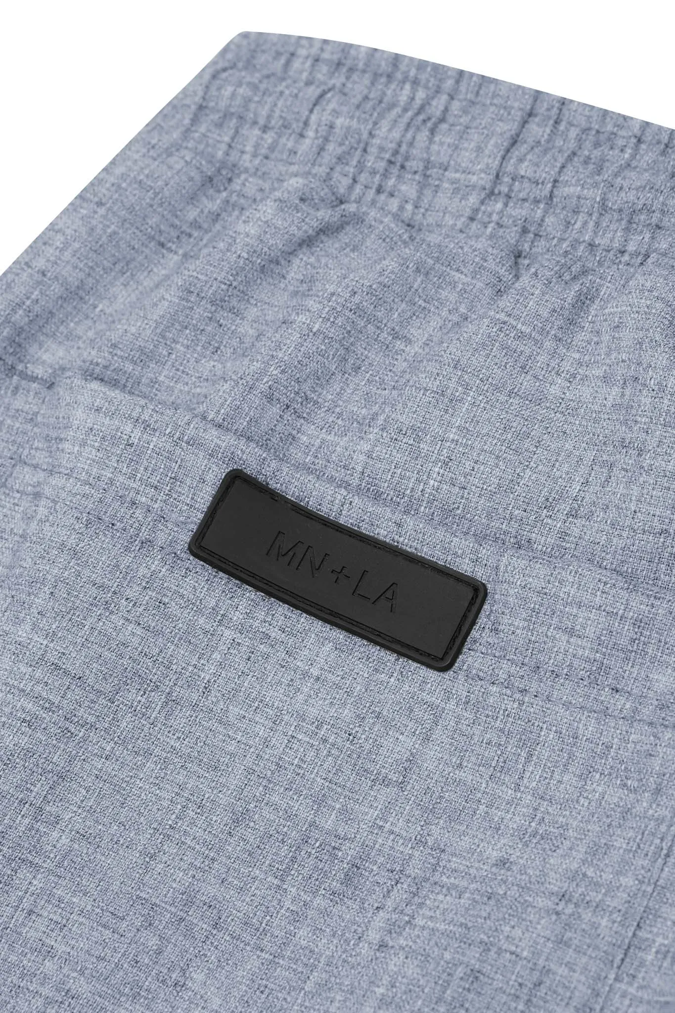 CROPPED LOUNGE PANTS IN PEBBLE BLUE