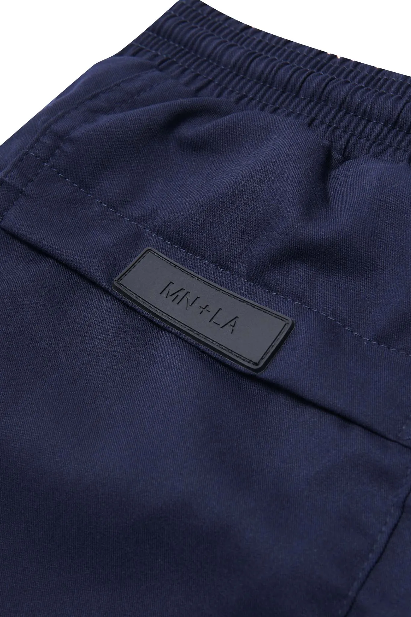 CROPPED WIDE PANTS IN MIDNIGHT BLUE