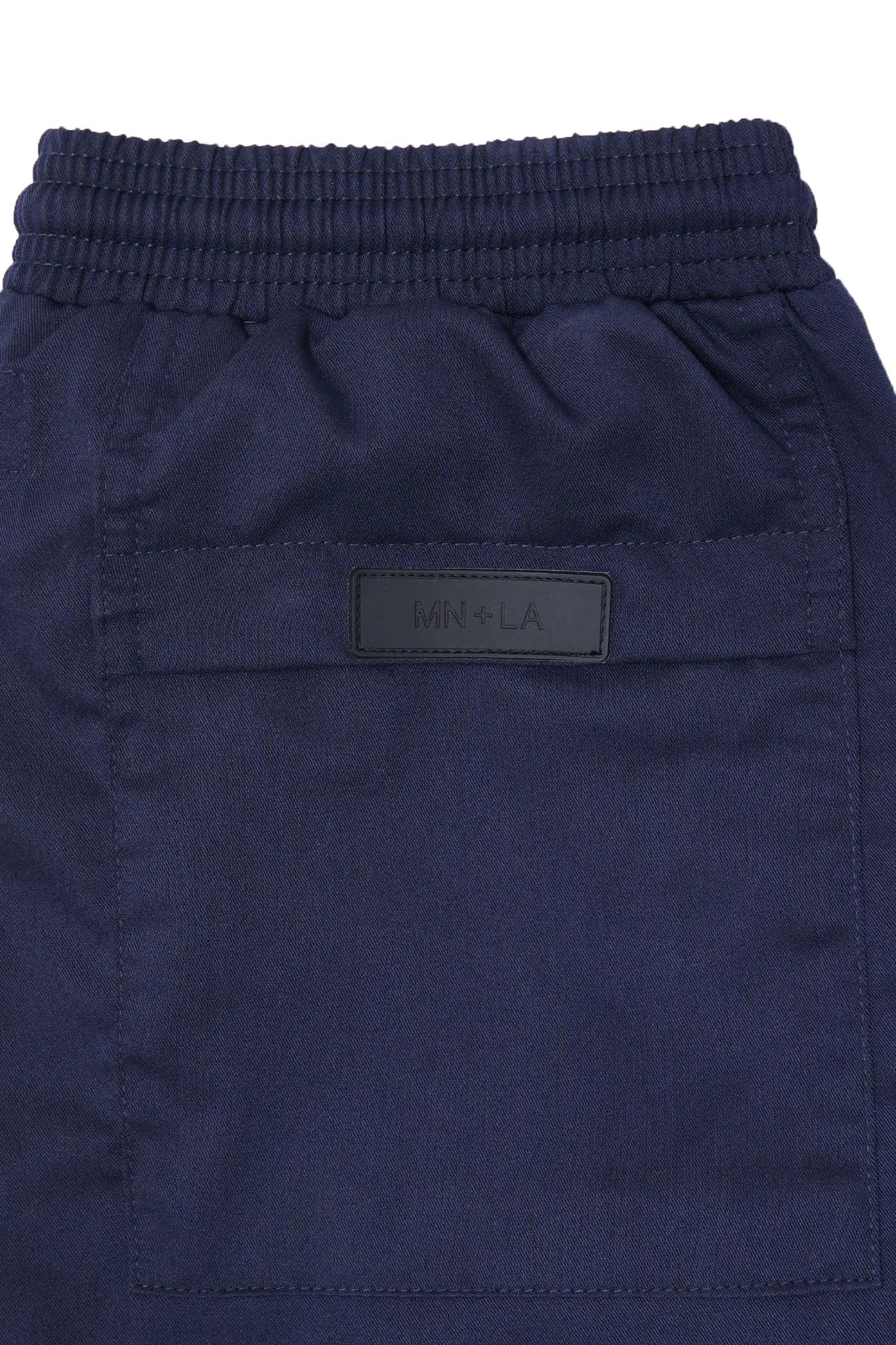 CROPPED WIDE PANTS IN MIDNIGHT BLUE