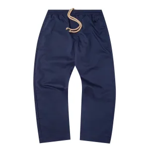 CROPPED WIDE PANTS IN MIDNIGHT BLUE