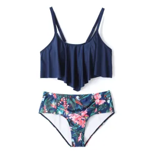 Heidi Plus Size Blue Bikini