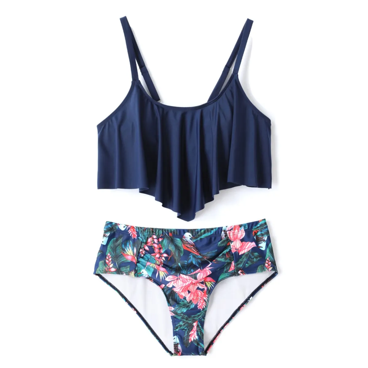 Heidi Plus Size Blue Bikini