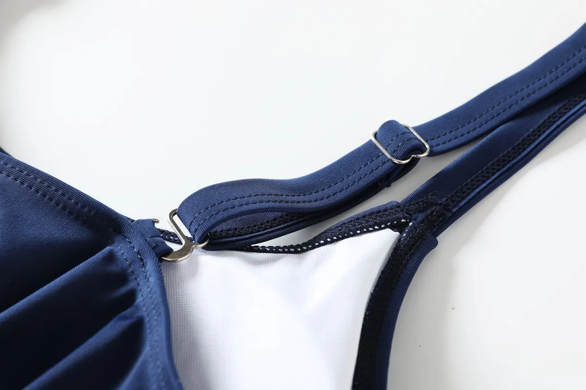 Heidi Plus Size Blue Bikini