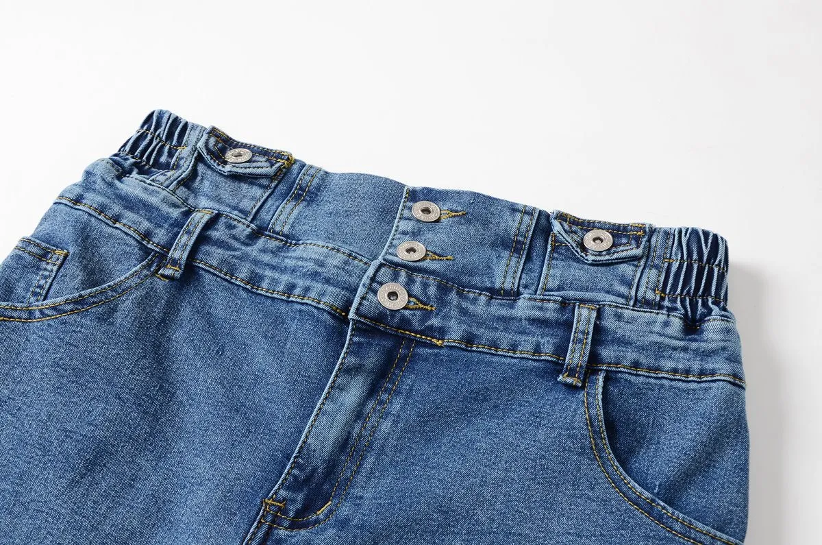 Jamie Plus Size Highwaist Denim Shorts