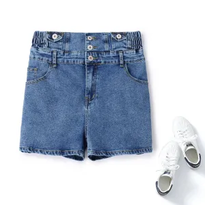 Jamie Plus Size Highwaist Denim Shorts