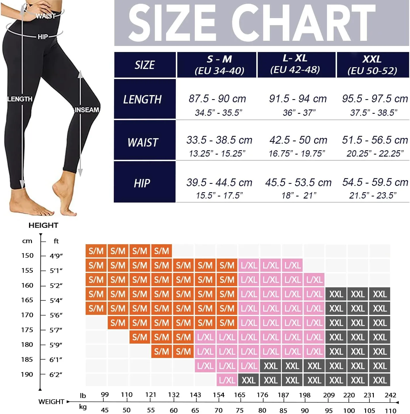 Leggings Femme Pantalon de Sport Jogging Yoga Fitness Gym Opaque - Fitnessterapy