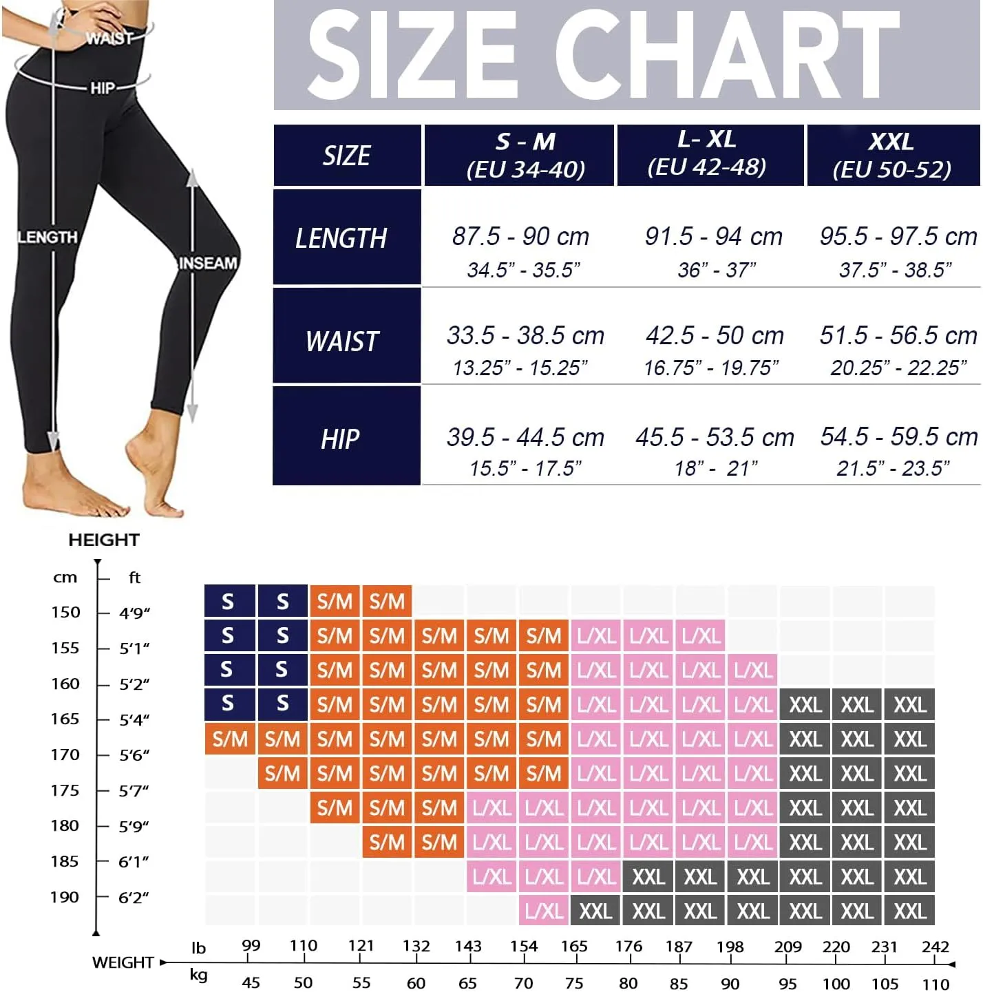 Leggings Femme Pantalon de Sport Jogging Yoga Fitness Gym Opaque - Fitnessterapy