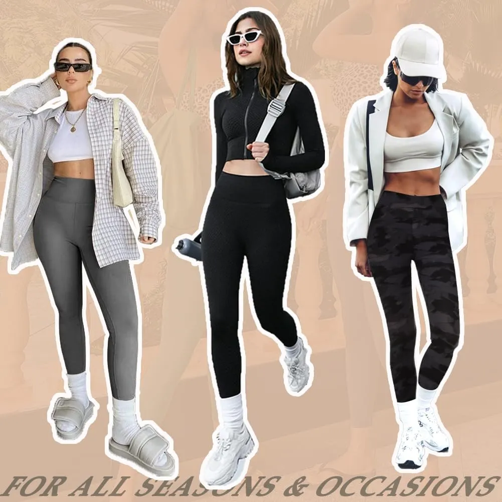 Leggings Femme Pantalon de Sport Jogging Yoga Fitness Gym Opaque - Fitnessterapy