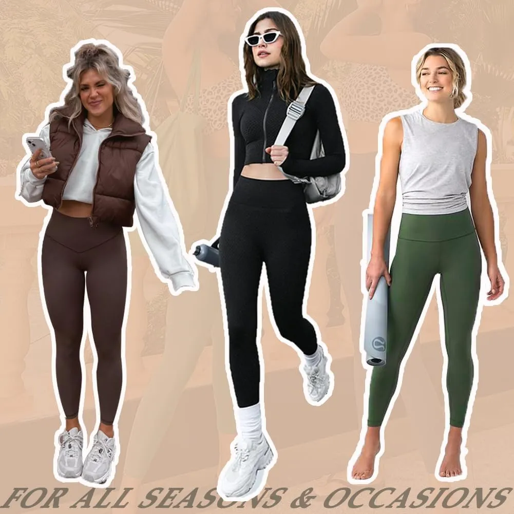 Leggings Femme Pantalon de Sport Jogging Yoga Fitness Gym Opaque - Fitnessterapy