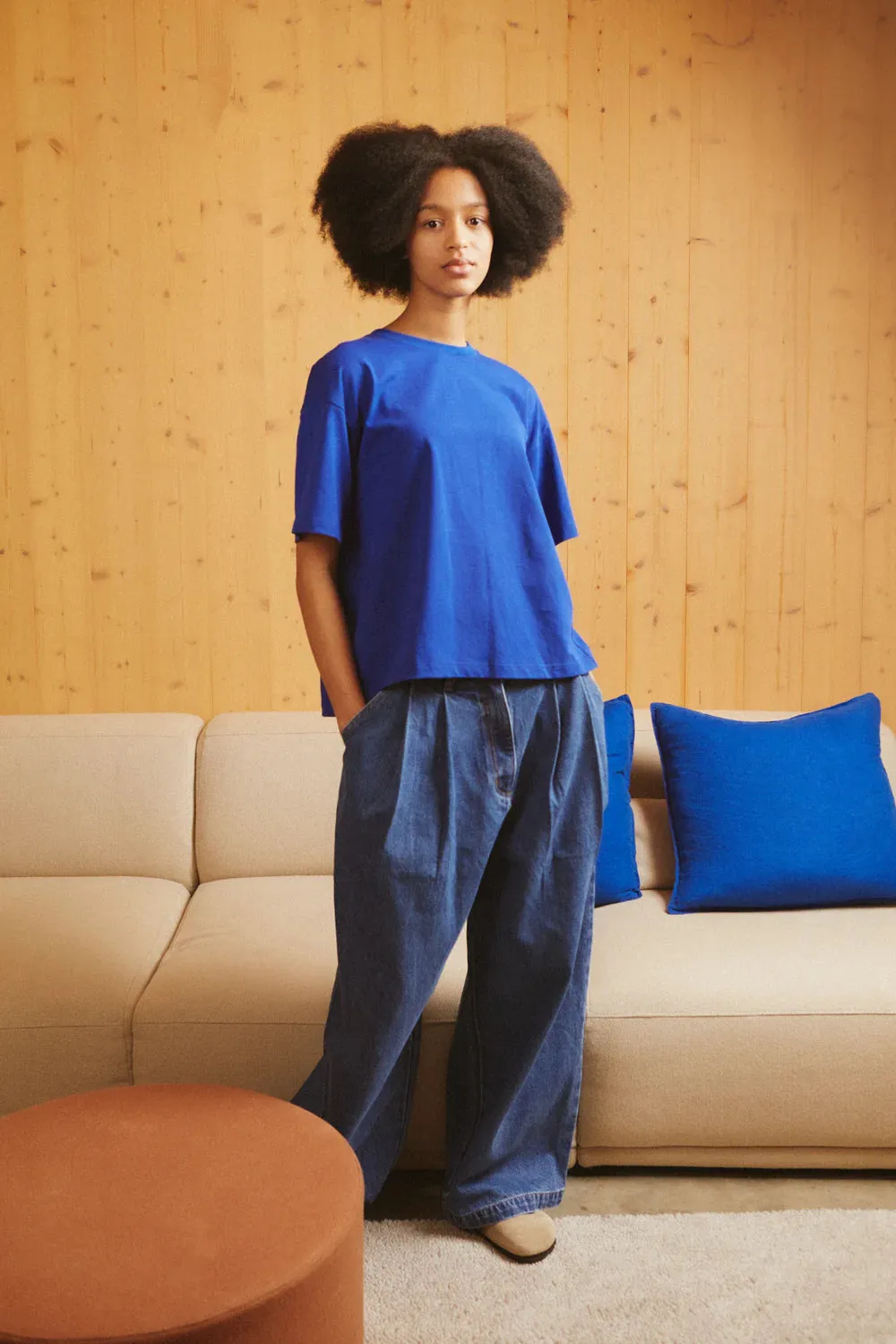Myles Jean in Mid Blue | LF Markey