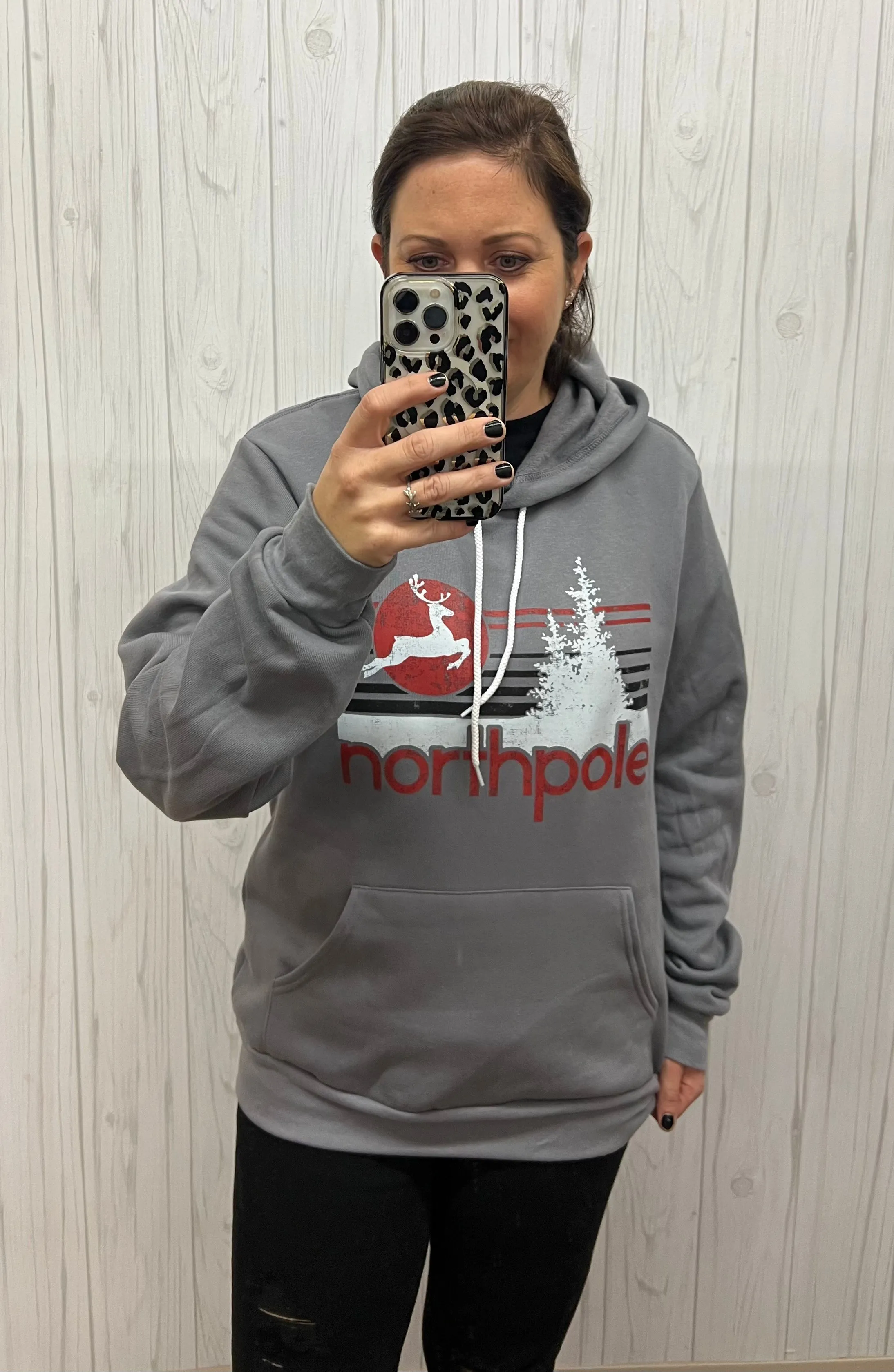 North Pole Hoodie in Storm Gray