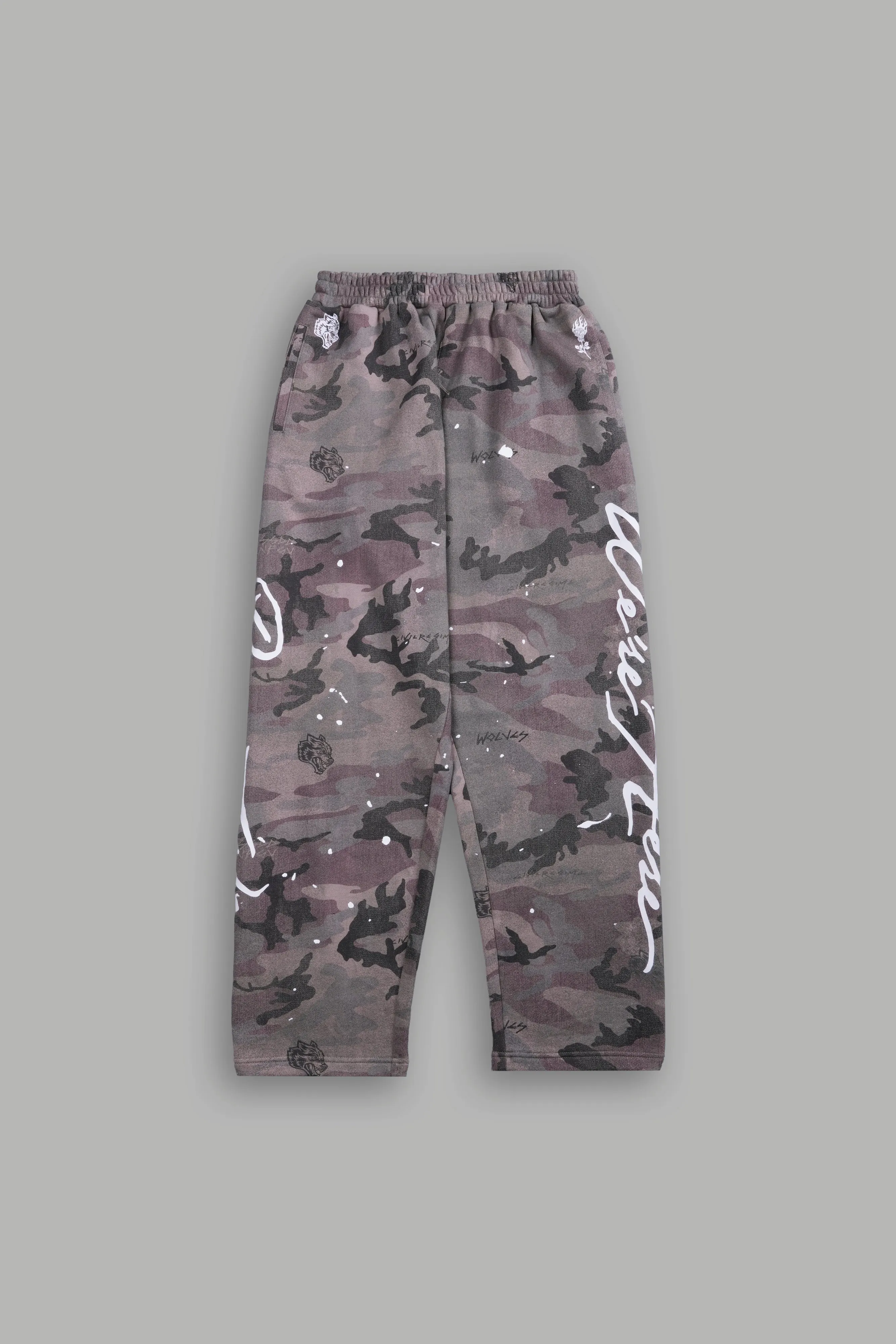 Roses While We're Here She Kumite Sweat Pants in Blooming Woodland Camo
