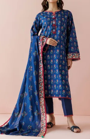 Stitched | 3 Piece | Premium Printed Lawn | OTL-24-154