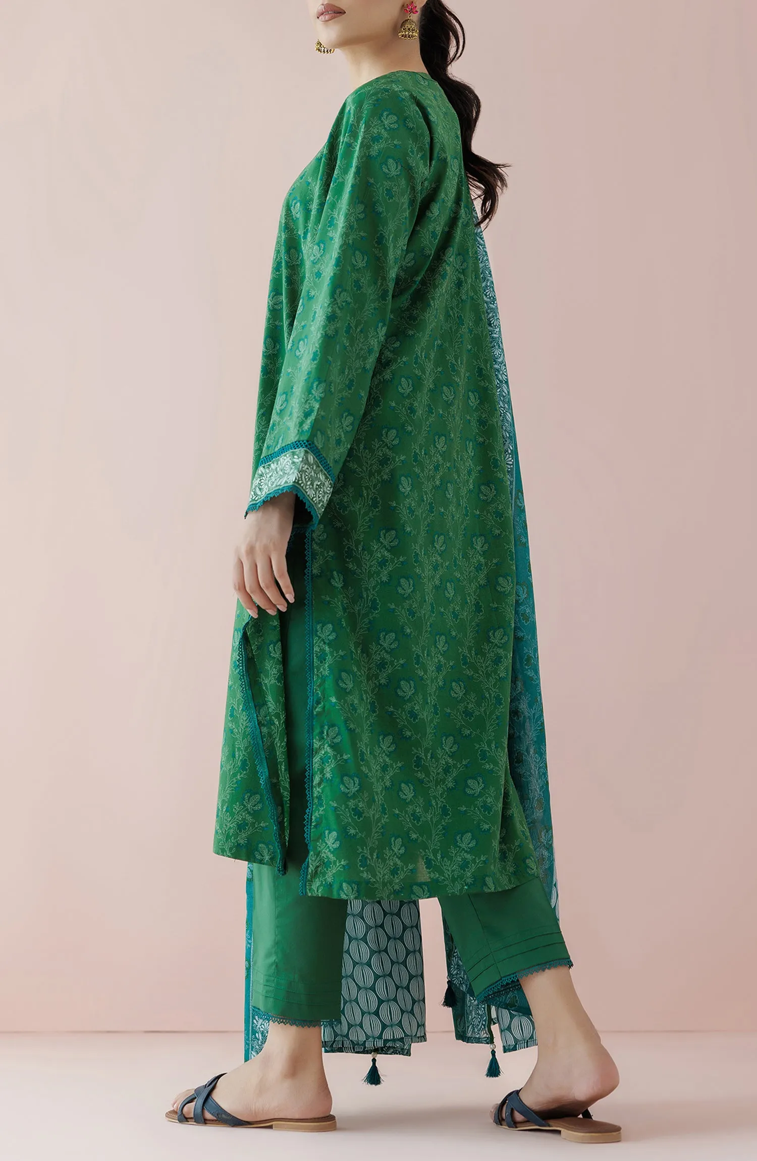 Stitched | 3 Piece | Printed Lawn | OTL-24-195