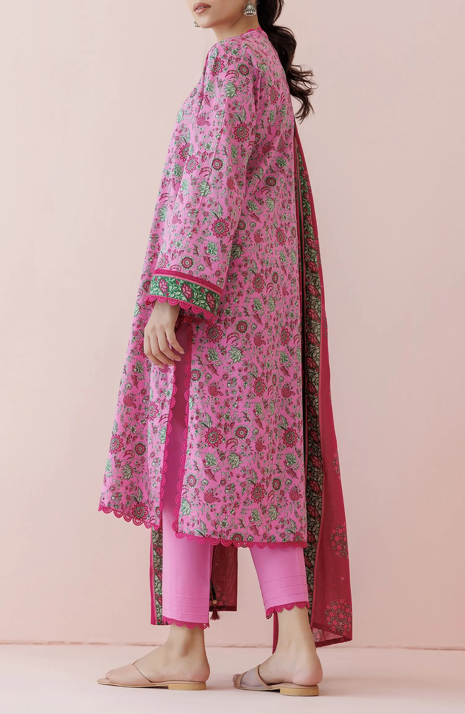 Stitched | 3 Piece | Printed Lawn | OTL-24-203