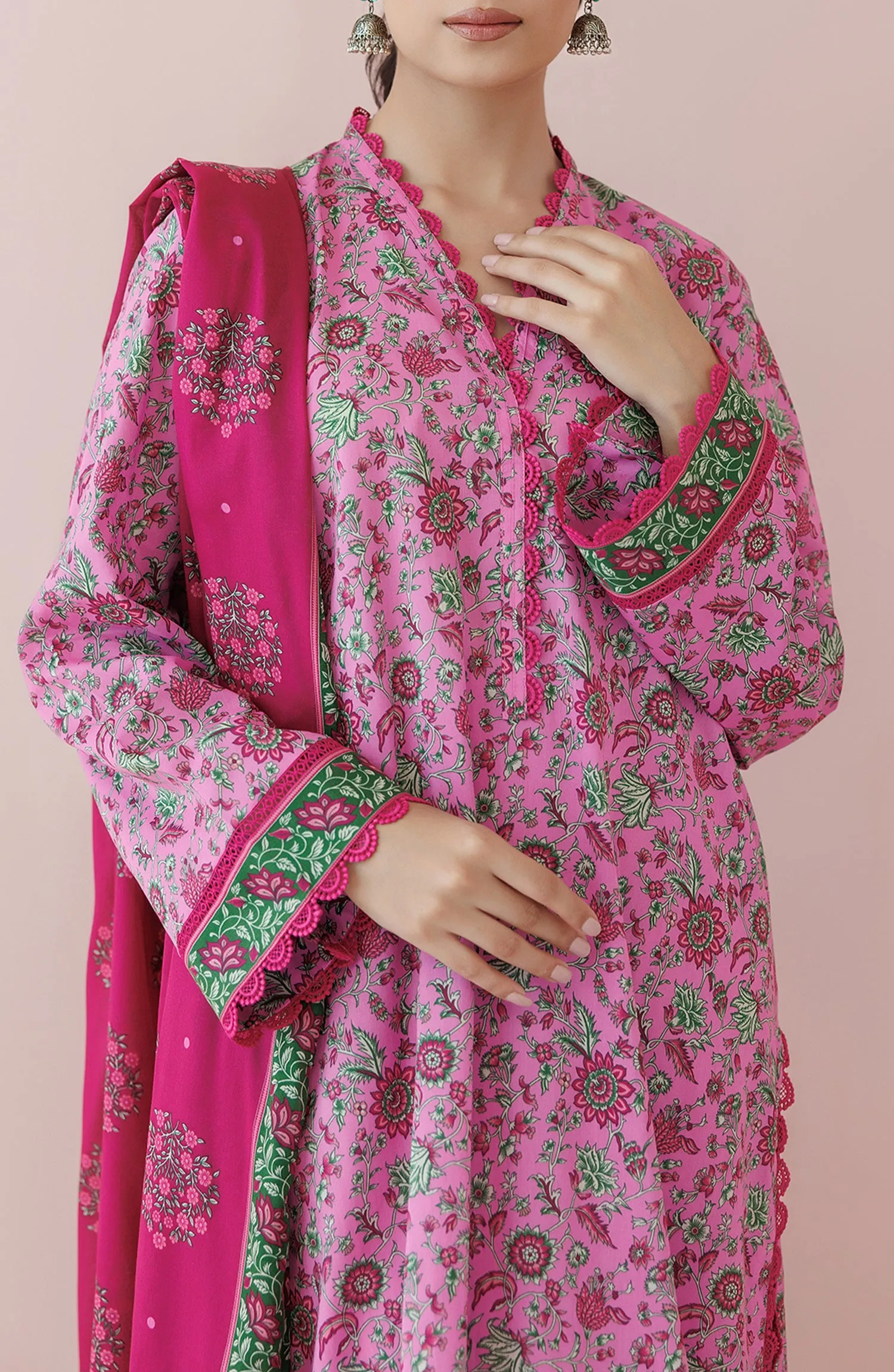 Stitched | 3 Piece | Printed Lawn | OTL-24-203