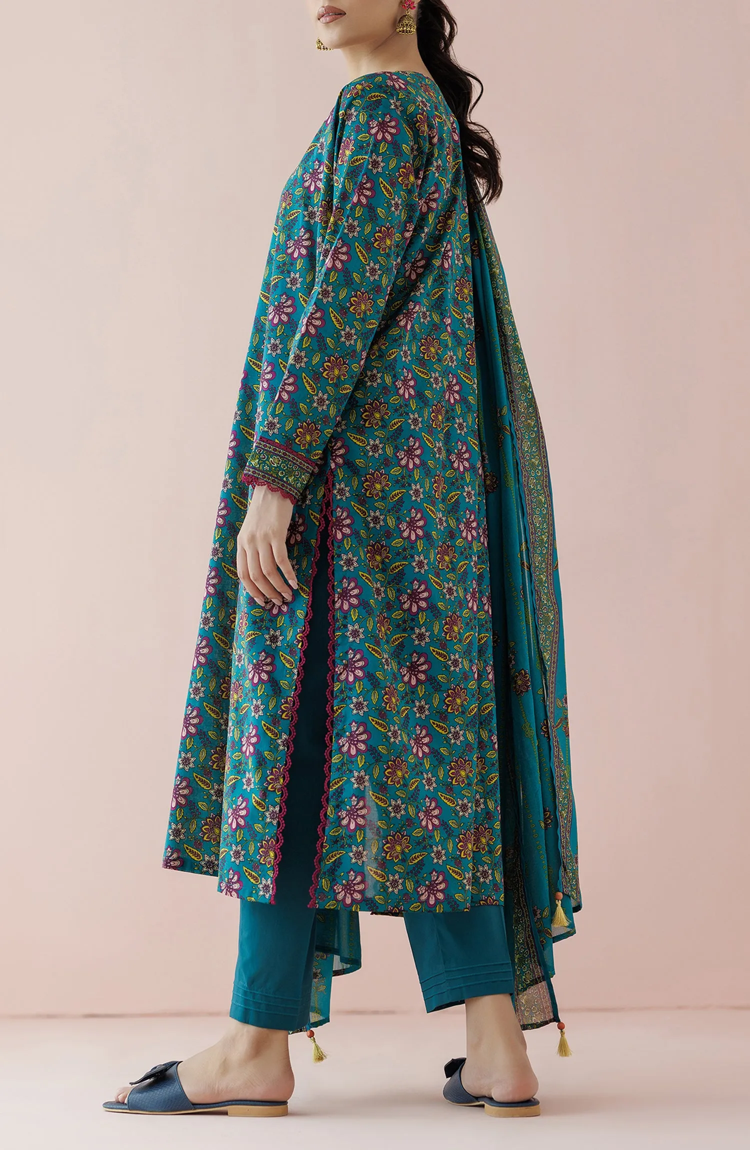 Stitched | 3 Piece | Printed Lawn | OTL-24-209