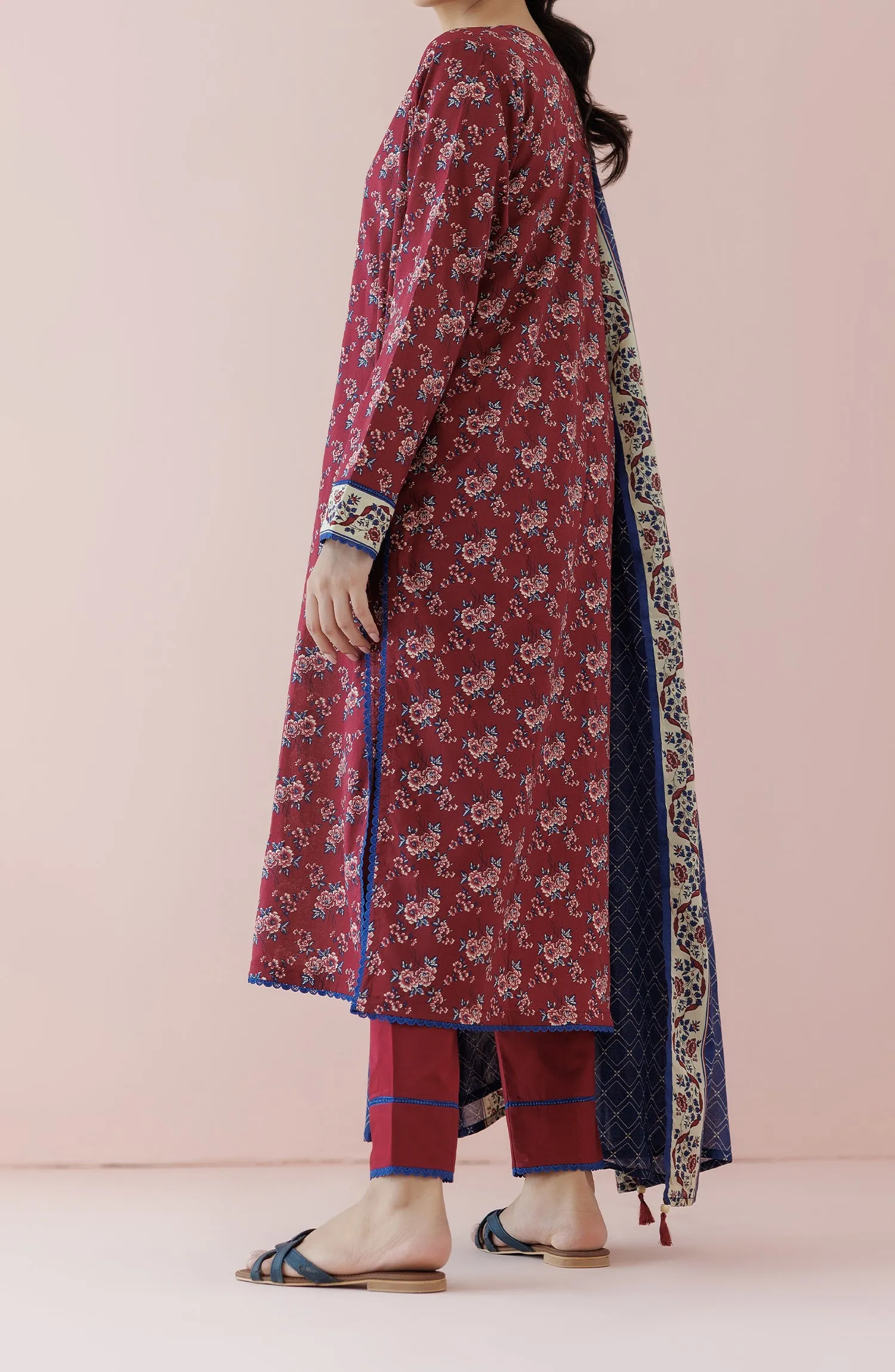 Stitched | 3 Piece | Printed Lawn | OTL-24-237