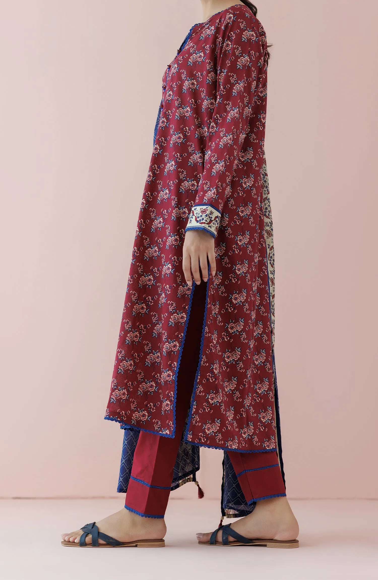Stitched | 3 Piece | Printed Lawn | OTL-24-237
