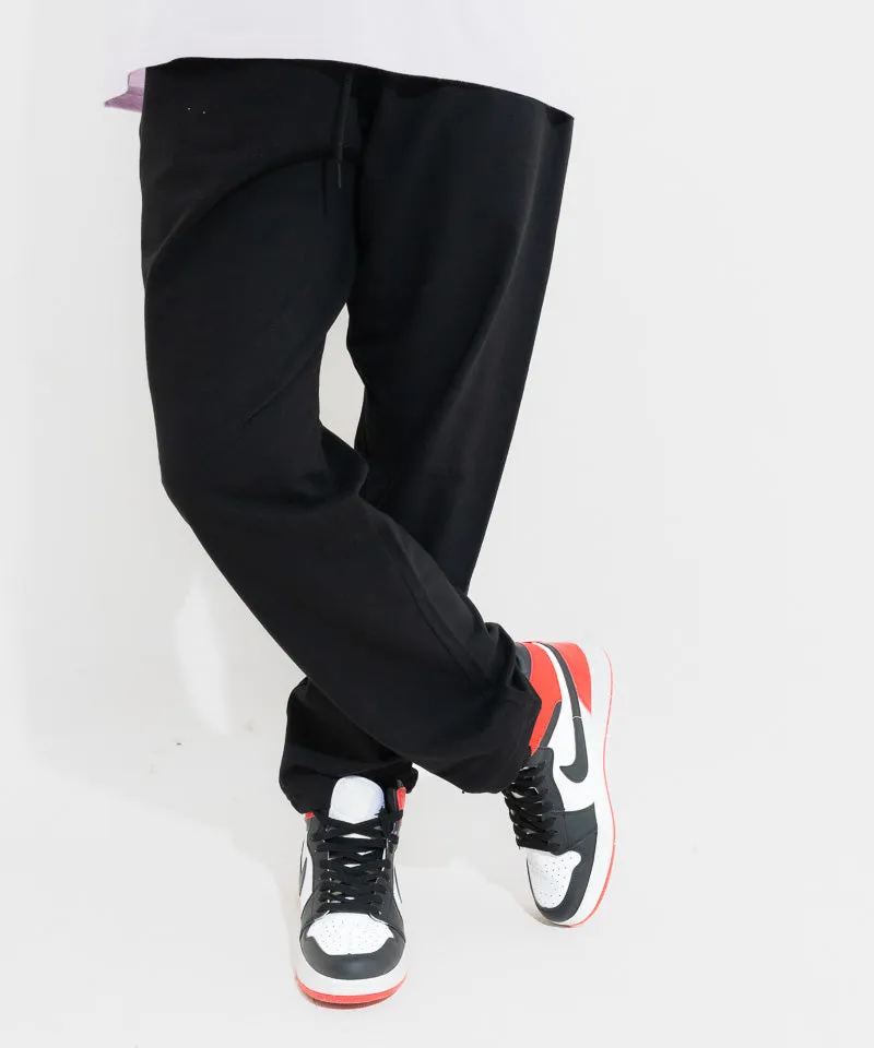 Straight fit Joggers -  Black