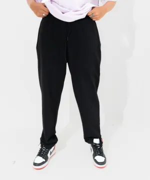 Straight fit Joggers -  Black