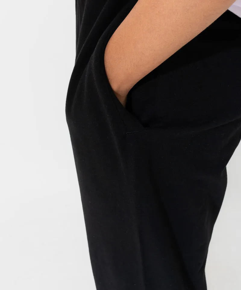 Straight fit Joggers -  Black