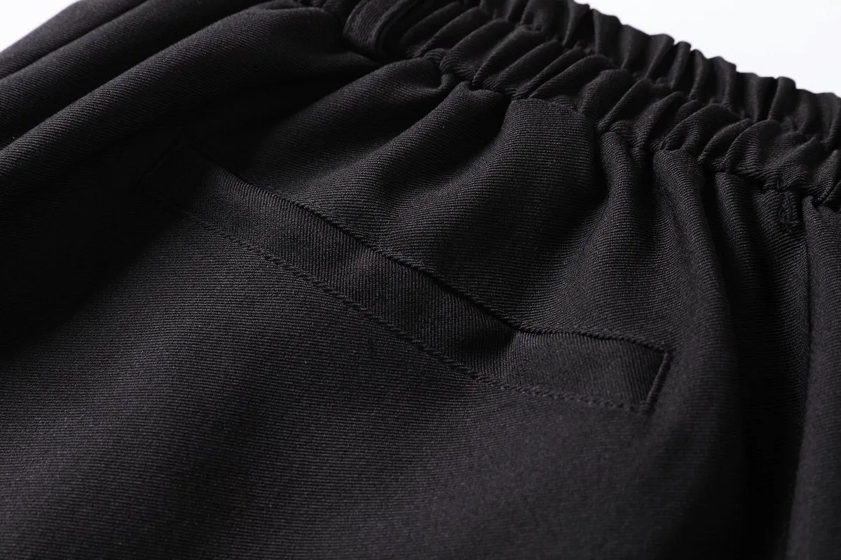 Vivien Plus Size Black Highwaist Shorts