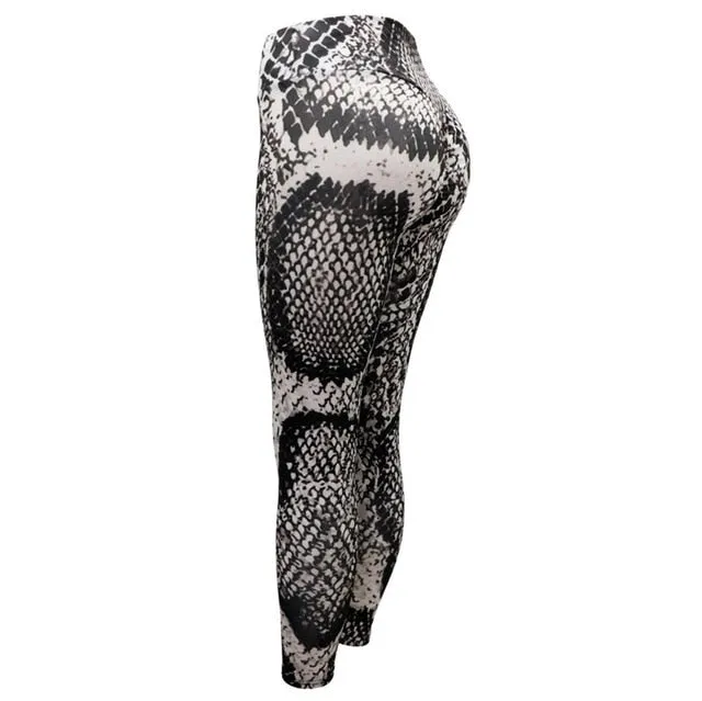 Yoga Pants Women Snaked Leggings